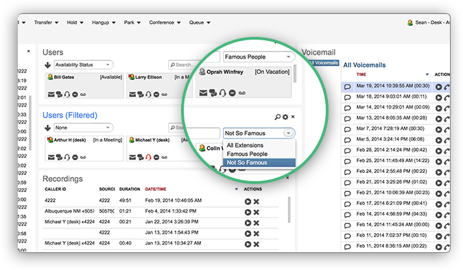 multiple user widgets